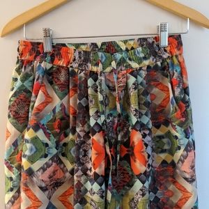 Satin Printed Pants